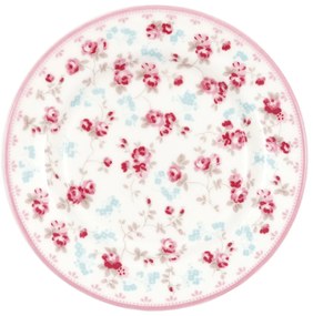 GREEN GATE Porcelánový tanierik Elsy White 15 cm