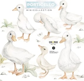 Samolepka do detskej izby malej husi 50x50cm