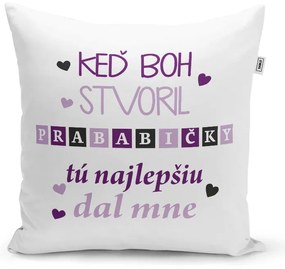 Sablio Vankúš Keď Boh stvoril prababičky: 40x40 cm