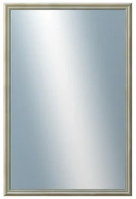 DANTIK - Zrkadlo v rámu, rozmer s rámom 40x60 cm z lišty Y-ka oranžová linka (3128)