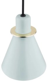 Argon 4682 - Luster na lanku BEVERLY 1xE27/15W/230V modrá/zlatá