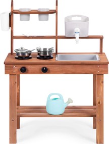 Detská kuchynka z jedľového dreva ECOTOYS