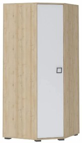 Skriňa 3D3S Kiki GUG-BK/KI-15 beech/white
