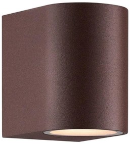 Nordlux - Vonkajšie nástenné svietidlo DION 1xGU10/25W/230V IP44 rezavá