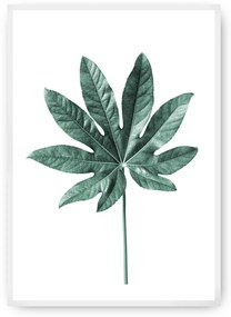 Plagát Leaf Emerald Green