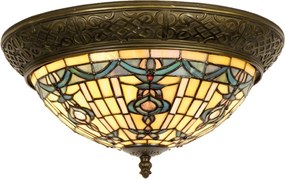 Stropné svietidlo Tiffany Alloment - Ø 38*19 cm 2x E14 / Max 40W