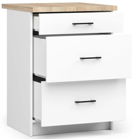 Kuchynská linka Olivie S 60 cm 3S biela