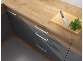 Pracovná doska Woodline, Dĺžka:: 105 cm, povrchová úprava: ľavý
