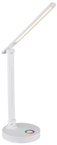 Globo 58445W - LED RGBW Stmievateľná stolná lampa GERALDO LED/5W/230V + LED/2W