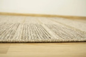 Šnúrkový koberec Oria 82VH7-Y bežový / sivý