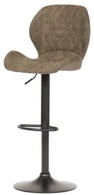 Autronic BONTEC Barová stolička, čierna, látka, AUB-431 BK3 Farba: Hnedá