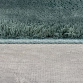 Flair Rugs, Kusový koberec Faroe Faux Fur Blue, 160x230, modrá, obývacia izba
