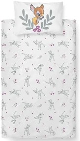 Obliečky do postieľky Bambi Kvetinový Svet  100x135/40x60 cm