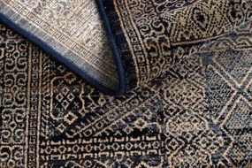 Koberec KESHAN, strapce 1251/53511 zlatý / modrý