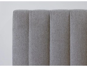 Svetlosivá/prírodná dvojlôžková posteľ s roštom 180x200 cm Oceane – Bobochic Paris