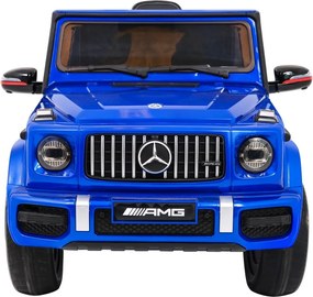Ramiz Mercedes AMG G63 pre deti Modrá farba + diaľkové ovládanie