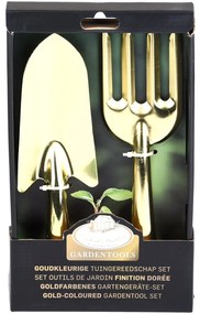 Esschert Design Záhradné náradie Golden, zlatá