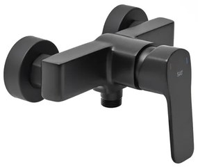 Sprchová batéria SAT Cube Way bez sprchového setu 150 mm čierna matná CU268C, 1 ks