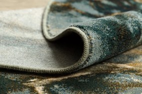 Koberec OMEGA ELIAN mramor, zelený kruh