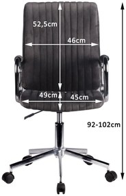 Čalúnené kancelárske kreslo FD-24 fľaša zelená