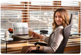 Kancelárska stolička Sofotel Verona 2581 - čierna