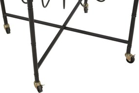Konferenčný stolík Cebu 70 cm čierny/hnedý