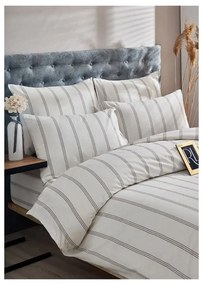 Krémovobiele bavlnené predĺžené obliečky na dvojlôžko 200x220 cm – Mila Home