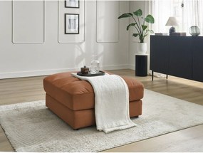 Oranžová zamatová podnožka Sierra – Bobochic Paris