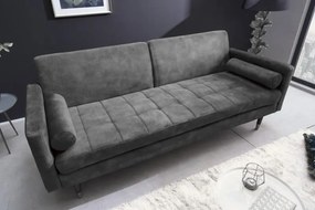 Rozkladacia pohovka Couture sivý mikrovelúr