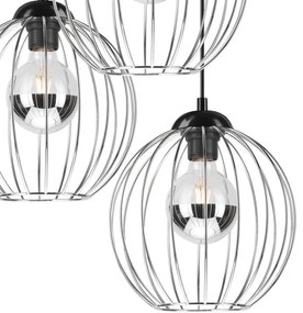 Luster na lanku ZOYA 3xE27/60W/230V lesklý chróm