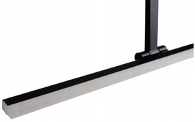 BERGE Nástenné svietidlo LED do kúpeľne - 40 cm - 9W čierne