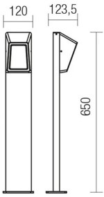 Redo 9168 - LED Vonkajšia lampa ARGES LED/3W/230V IP54 hnedá