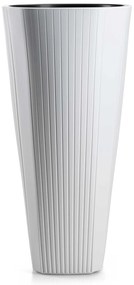PLASTOVÝ KVETINÁČ MORA 39X81 CM BIELA