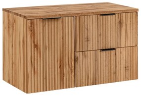 Závesná skrinka Casad s doskou 100 cm dub wotan