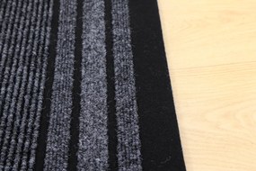 Spoltex, Protišmykový behúň na mieru Rekord 802 šedá, šíre 100 cm, šedá, chodba / predsieň