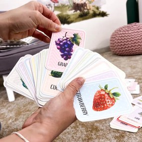 XXL Montessori karty pre deti - 155 kariet s anglickými slovami