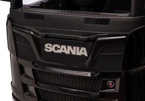 LEAN CARS Scania 500R HL698 Čierne lakované auto 4x4 na batérie