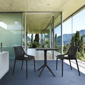 SKY FOLDING 60 sklopný záhradný stôl black