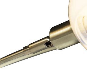 Art Deco stojaca lampa zlatá 5-svetlo - Sixties Marmo