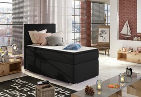 Čalúnená posteľ boxspring ROCCO, 90x200, sawana 14, levá