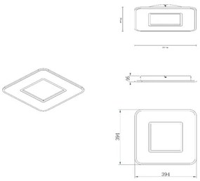 Lucide 44111/24/31 - LED Stmievateľné stropné svietidlo AXELLE LED/24W/230V biela