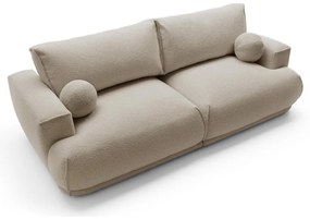Pohovka trojsedačka Dita 3  (taupe + čierna). Vlastná spoľahlivá doprava až k Vám domov. 1100482