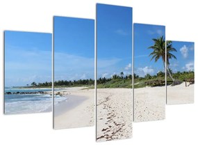Exotická pláž - obraz