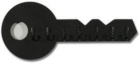 Dekorstudio Drevený vešiak na kľúče FAB čierny