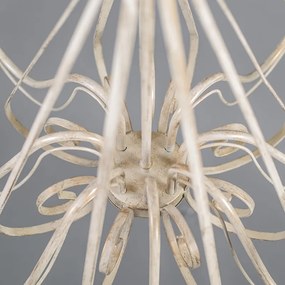 Lustr béžový 60 cm s hnedými tienidlami - Giuseppe