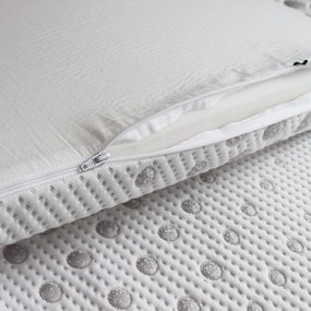 DREAMPUR Vrchný matrac z latexovej peny DREAMPUR® Grey Dots 5 cm - 85x195 cm