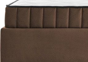 Posteľ Joy 160x200 cm, whisky hnedá látka