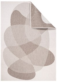 Dekorstudio Obojstranný koberec na terasu DuoRug 5835 - béžový Rozmer koberca: 80x150cm