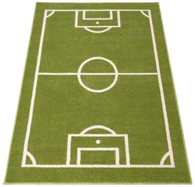 Koberec CLARA KIDS 02922A Ihrisko zelený / krémový