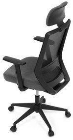 Kancelárska ergonomická stolička SENA — látka, čierna